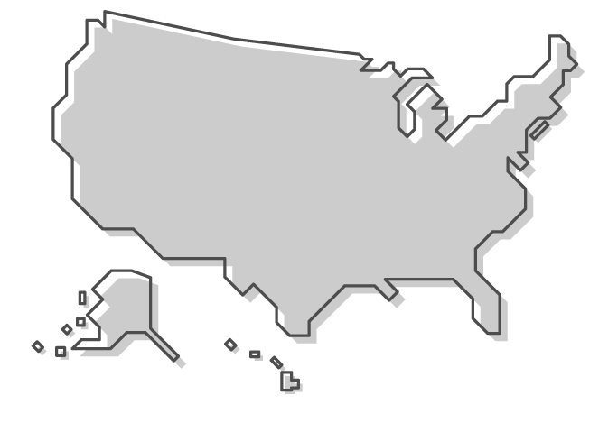 USA map